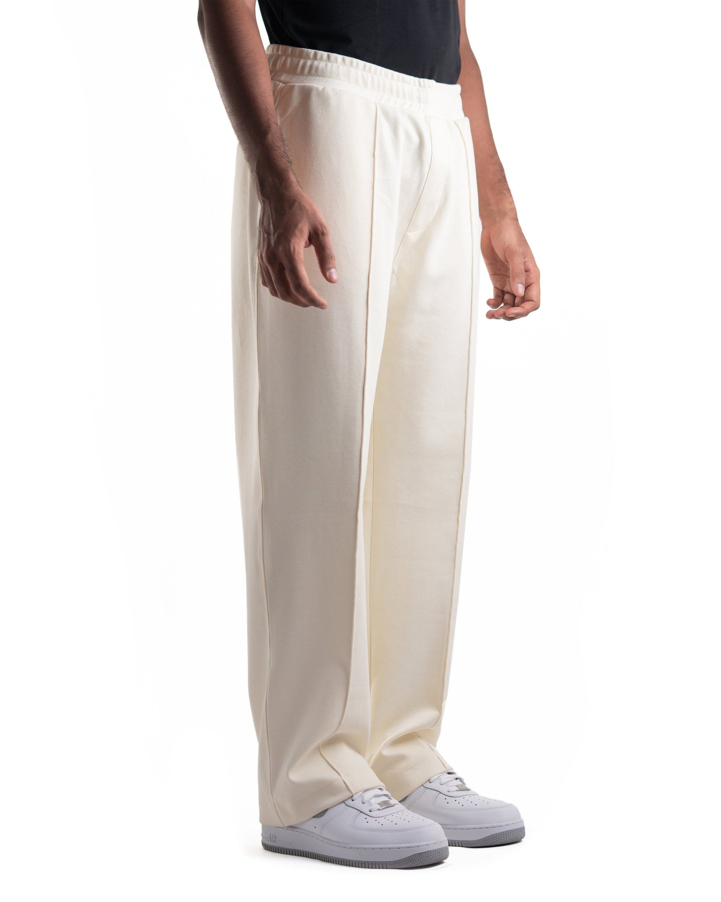 Still Trousers – Lounge Track Pants - Ivory