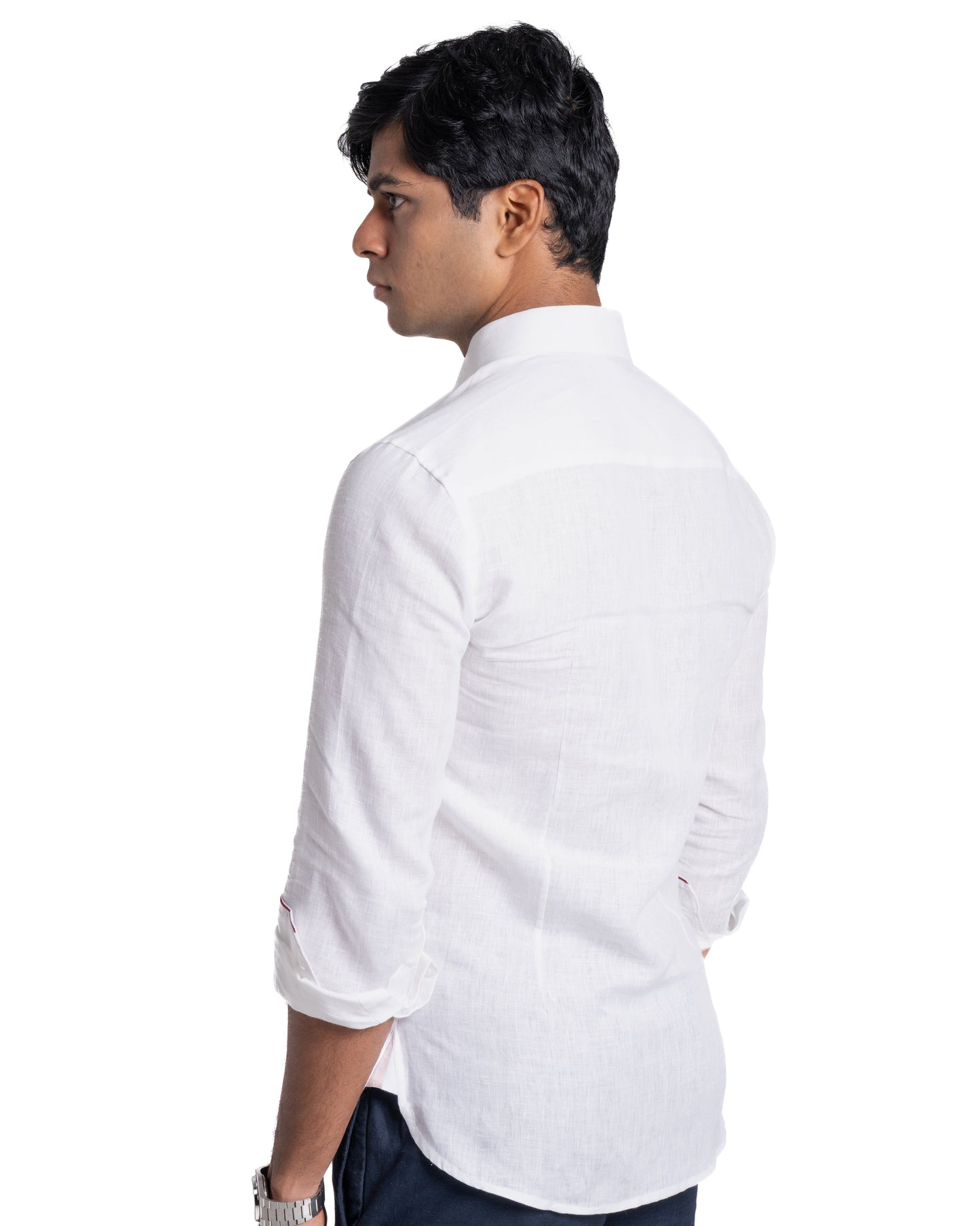 Pure Linen Shirt - Pastels - Cloud